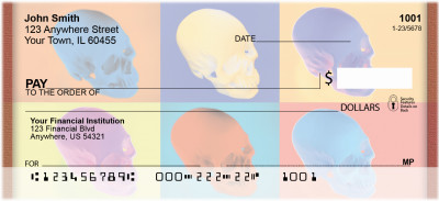 Skull Hallucinations Personal Checks | QBI-05