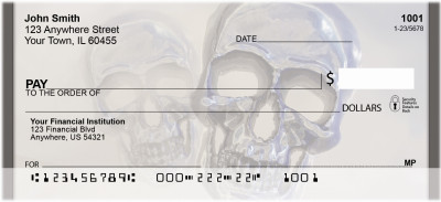 Shining Skulls Personal Checks | QBI-09