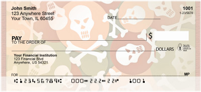 Skulls And Crossbones Personal Checks | QBI-12