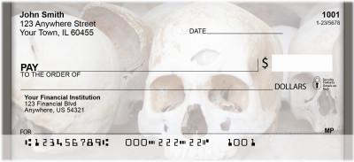 Think Skulls Personal Checks | QBI-13