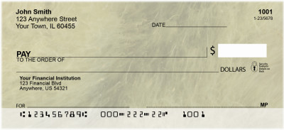 Green Softness Personal Checks | QBM-40