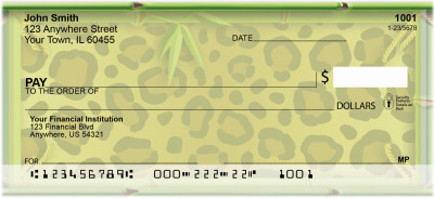 Tropical Animal Prints Personal Checks | QBM-55