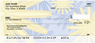 Petals And Metals Personal Checks | QBM-98