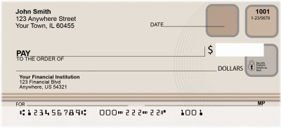 Classic Geometrics Personal Checks | QBN-37