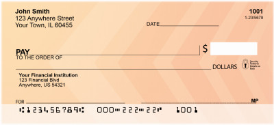Colorful Abstract Shapes Personal Checks | QBN-38