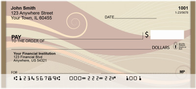 Earthy Geometrics Personal Checks | QBN-43