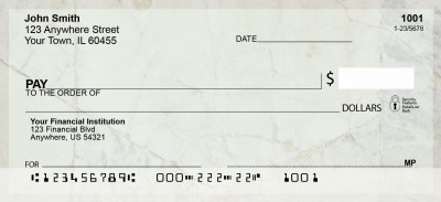 Made With Marble Personal Checks | QBO-02