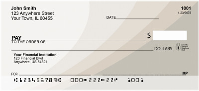 Splashing Neutrals Personal Checks | QBO-27