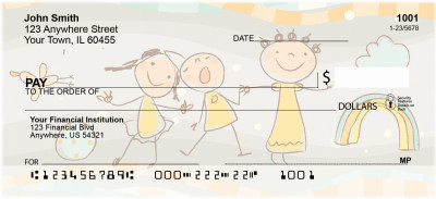 The World Is Their Stage Personal Checks | QBO-56