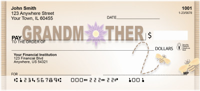 Grandmother 2 Bee Personal Checks | QBO-57