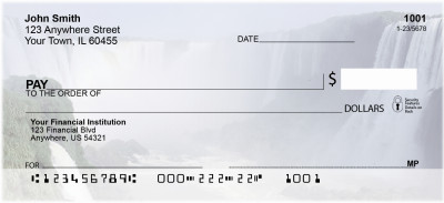 Dramatic Waterfalls Personal Checks | QBP-70