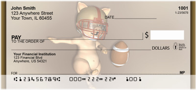 Football Pigs Personal Checks | QBQ-13