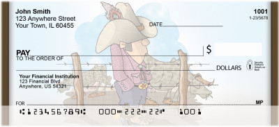 The Cowpoke Personal Checks | QBQ-60