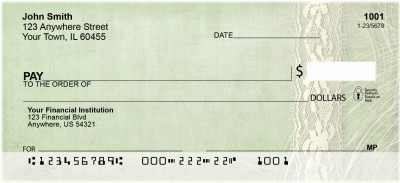 Lace And Dried Grasses Personal Checks | QBR-66