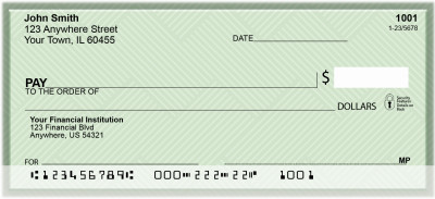 Classic Weave Personal Checks | QBS-02