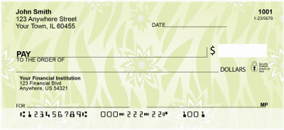 Floral Safari Personal Checks | QBS-11