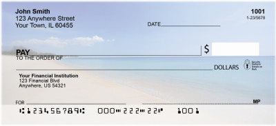 Paradise Awaits You Beach Checks | SCE-23