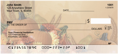 Fall Celebrations Personal Checks | SCE-69