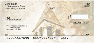 Old World Architecture Personal Checks | TVL-06