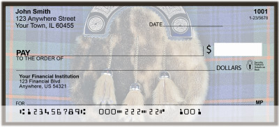 Plaids And Medallion Personal Checks | TVL-09