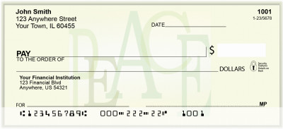 P E A C E Personal Checks | WIS-09