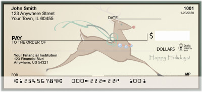 Christmas Reindeer Personal Checks | XMS-27