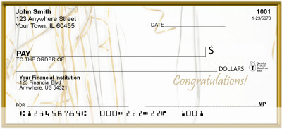 Congratulations Personal Checks | XMS-28
