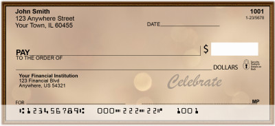 Celebrate Personal Checks | XMS-38