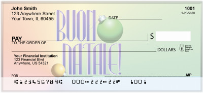 Italian Holiday Greetings Personal Checks | XMS-45