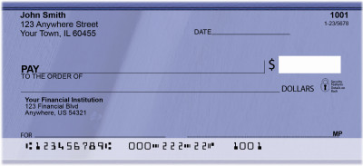 Paint it Blue Personal Checks | ZABS-18