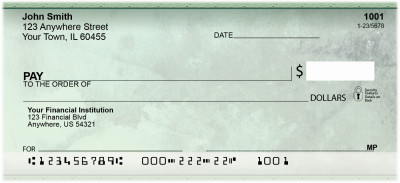 Going Green Personal Checks | ZABS-26