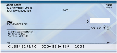 Blue Squared Personal Checks | ZABS-41