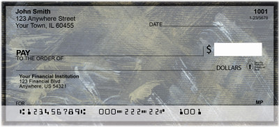 Abstractions In Grunge Personal Checks | ZABS-46