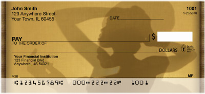 Female Silhouettes Personal Checks | ZAFR-08