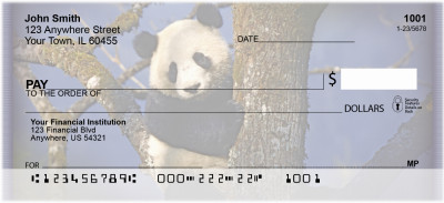Panda Bears Personal Checks | ZANI-11