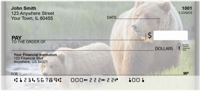 Grizzly Bears Personal Checks | ZANI-12