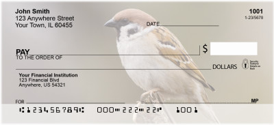 Sparrow Simplicity Personal Checks | ZANJ-20
