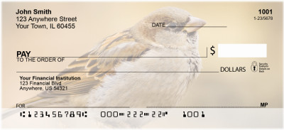 Sparrows At Daybreak Personal Checks | ZANJ-21