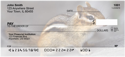 Chipmunk Portraits Personal Checks | ZANJ-26