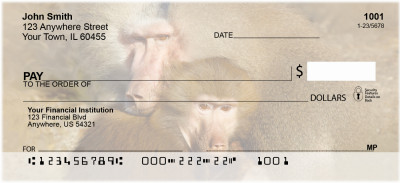 Baboon Business Personal Checks | ZANJ-46