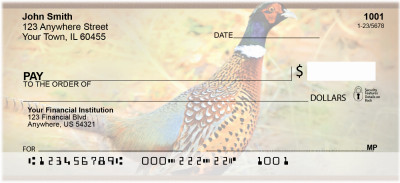 Pheasants Personal Checks | ZANJ-56