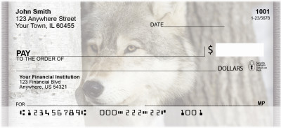 Wolves Personal Checks | ZANJ-89