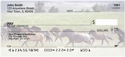 Spanish Mustang Personal Checks | ZANK-05