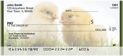 Spring Chicks Personal Checks | ZANK-13