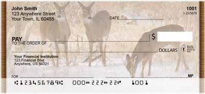 Whitetail Deer Personal Checks | ZANK-30