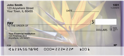 Bird Of Paradise Personal Checks | ZFLO-03
