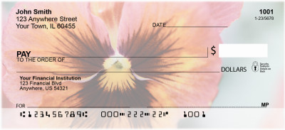 Pansy Parade Personal Checks | ZFLO-36