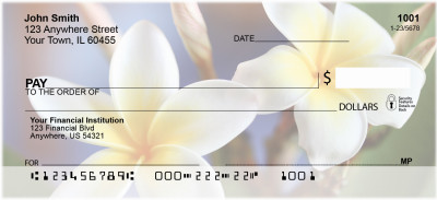 Plumeria Personal Checks | ZFLO-68