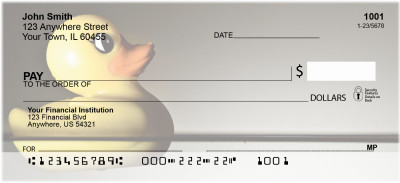 Rubber Ducky Personal Checks | ZFUN-06