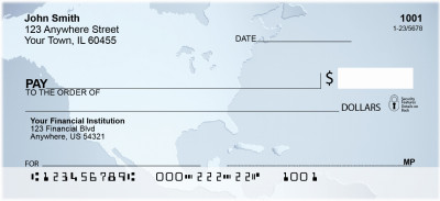 Maps Of All Colors Personal Checks | ZFUN-24